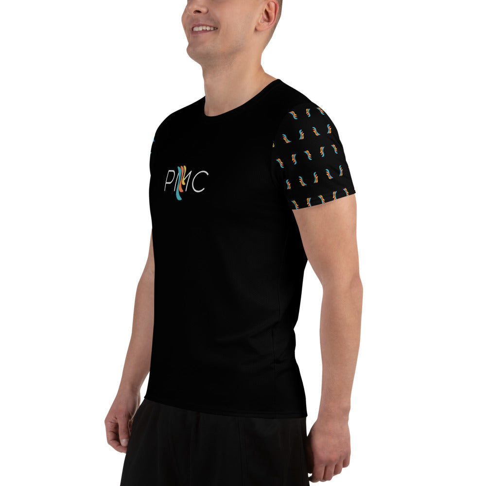 Unisex Swim Wear Athletic T-shirt - Black