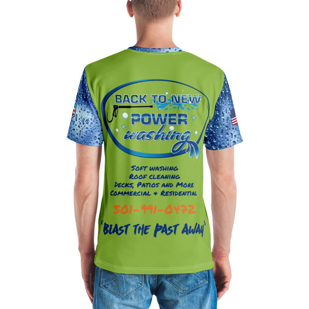 Back to New Power Washing- Full Sublimation T-Shirt- Green