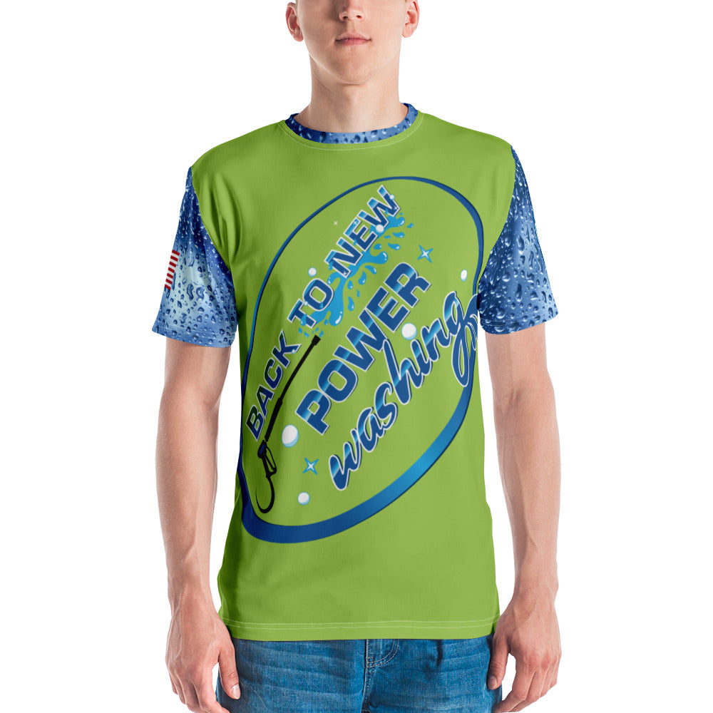 Back to New Power Washing- Full Sublimation T-Shirt- Green