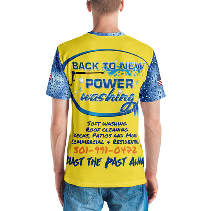 Back to New Power Washing- Full Sublimation T-Shirt-Yellow