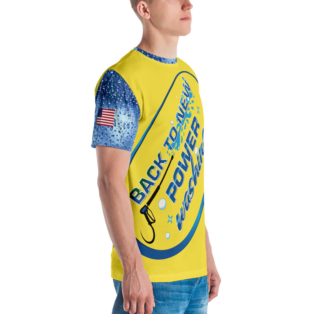 Back to New Power Washing- Full Sublimation T-Shirt-Yellow